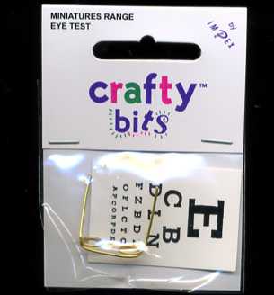 Miniature Eye Test & Glasses (Opticians)